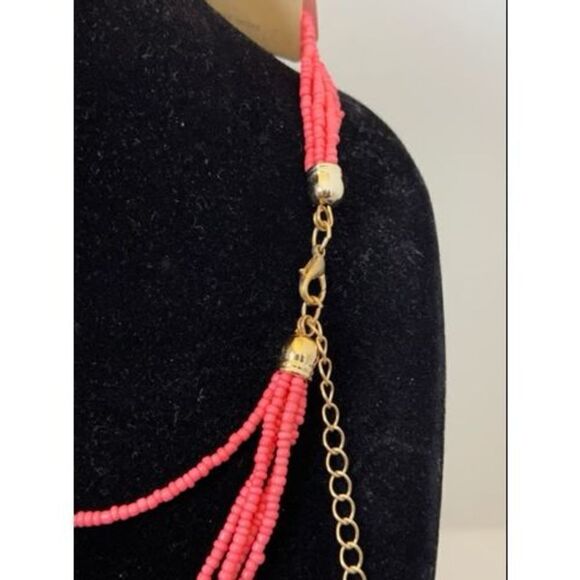 Boho Multi Layered Necklace - Picture 9 of 10